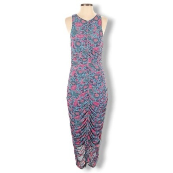 House of Harlow 1960 Dresses & Skirts - House of Harlow 1960 Pink and Blue Midi Dress Size Small